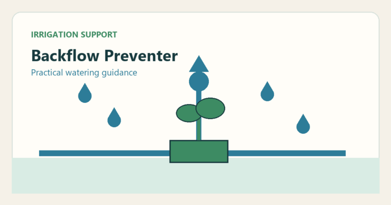 Simple irrigation illustration for backflow preventer complete guide