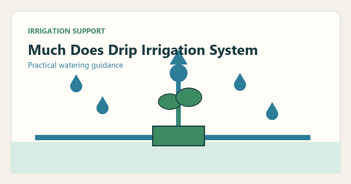 Simple irrigation illustration for how much does a drip irrigation system cost per acre