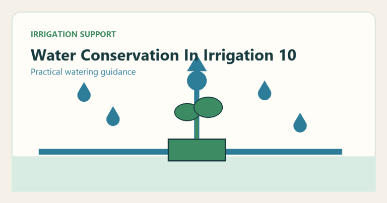 Simple irrigation illustration for water conservation in irrigation 10 practical tips that actually work